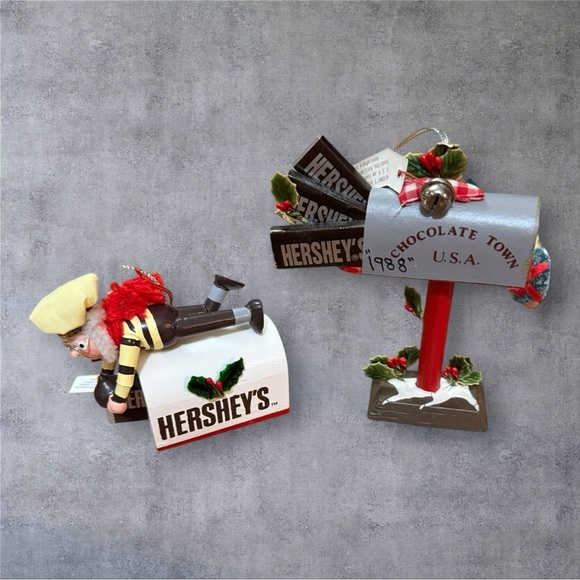 Lot of 27 Kurt Adler Hershey's Christmas Ornaments & 1 Trinket Box - Picture 6 of 16